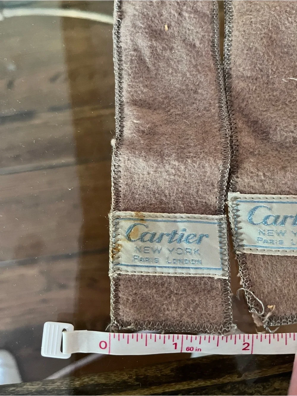 Pair of Vintage Cartier Flatware Storage Sleeves – Original – Empty